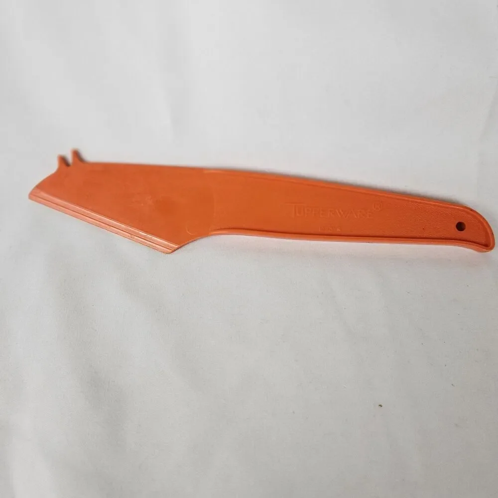 Tupperware Orange # 1223 Cheese Slicer Knife 8